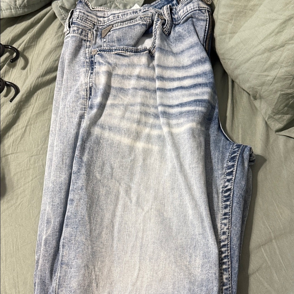 Salvage Faded Blue Denim Jeans